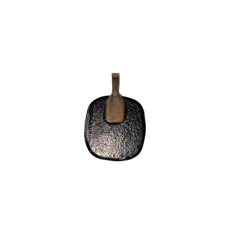 Stunning Dichroic Glass Pendant | Northern Lights Inspired Handmade Jewelry - Picture 3 of 5